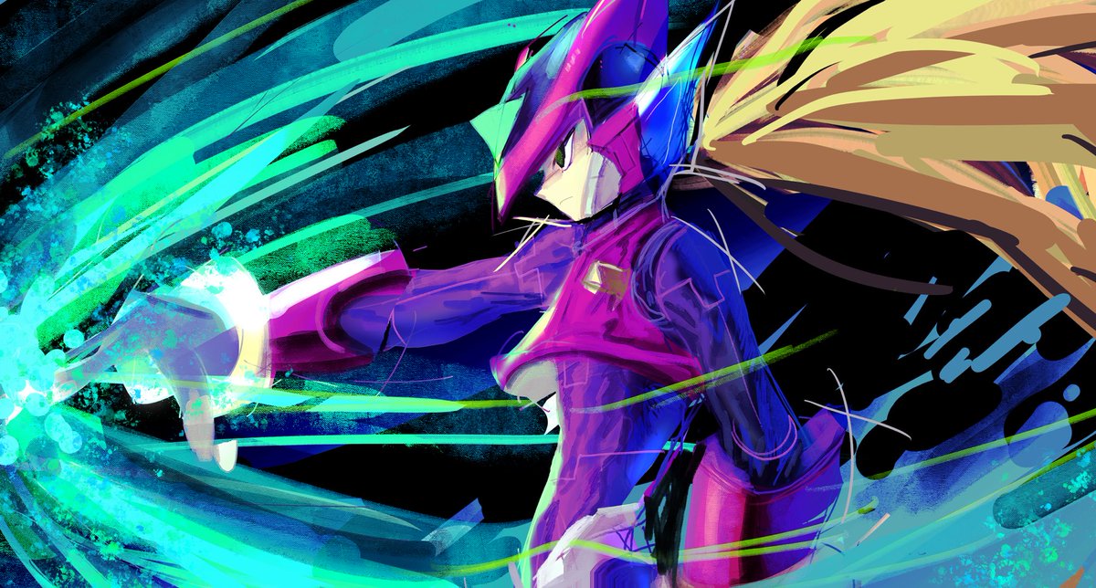amongusfartvore's tweet photo. sorry that all i draw is megaman zero. Heres another megaman zero doodle https://t.co/hHknBI3bKW