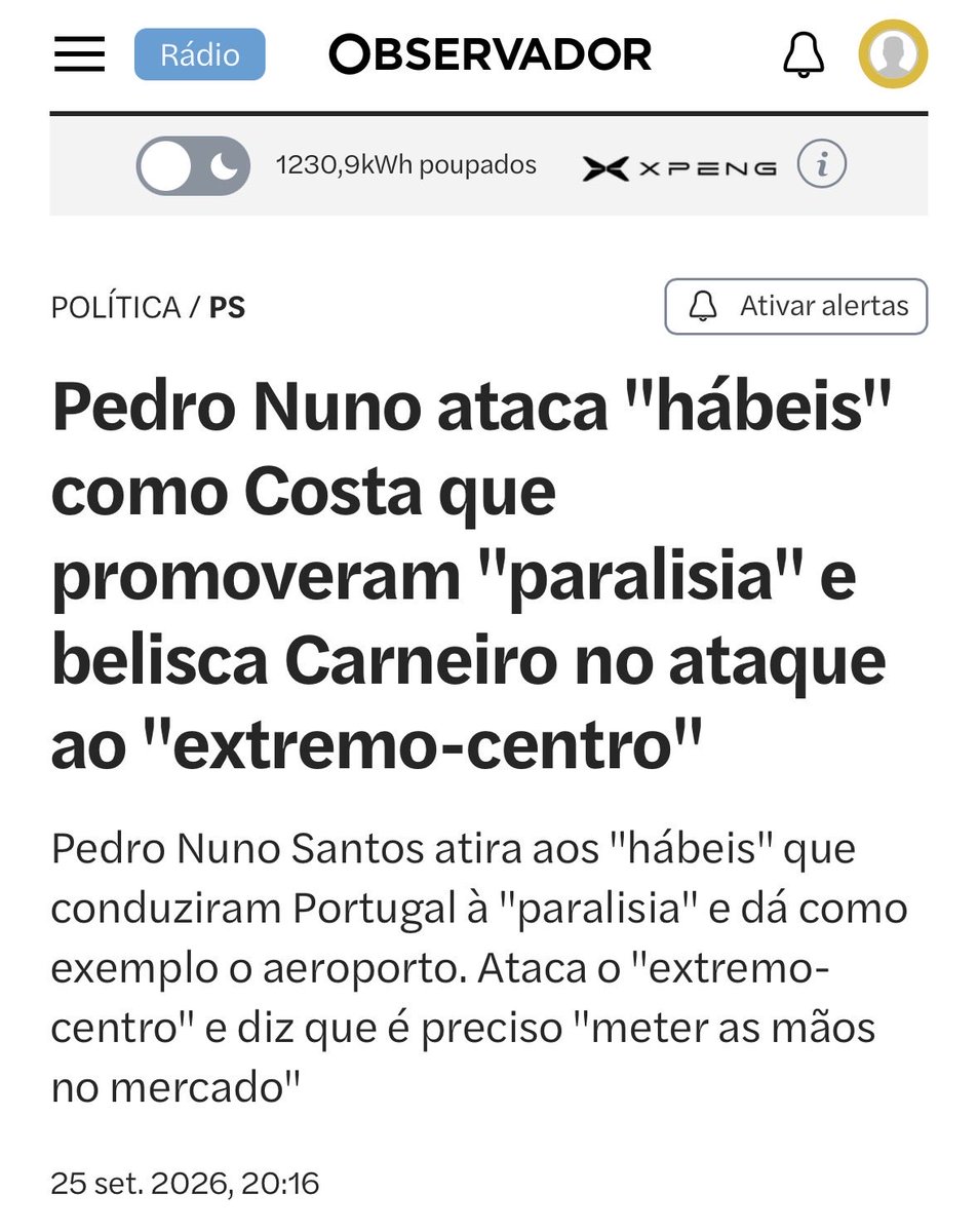 PNSpedronuno's tweet photo. Já não falava há meses, foi só ir a uma conferência e o Observador regressa com as suas “deturpações” do costume. Já estavam com saudades. Que fixação. Imagino que dê mais cliques assim. https://t.co/6uIZPmL58Y