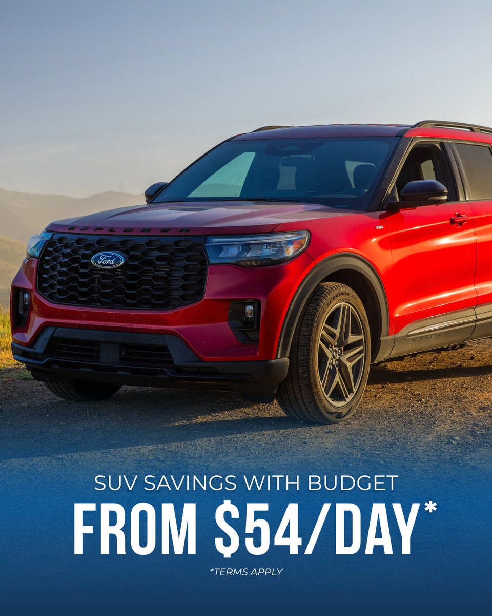UnionPlus's tweet photo. From leaf peeping road trips to football weekends, travel in comfort this fall. Budget SUVs are available for as low as $54* per day at participating U.S. airport locations. *Terms apply.
https://t.co/N3Fggc9cwZ https://t.co/LMWf8M6GIm