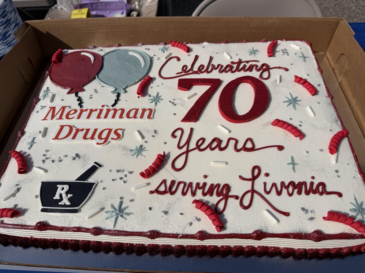 MIPharmacists's tweet photo. Where's Mark?

Celebrating the 70th anniversary of Merriman Drugs in Livonia with owner and MPA Executive Board member Hanadi Thomas. Congratulations Hanadi on this World Pharmacists Day for a world-class pharmacy! https://t.co/JWpe4sA7E4