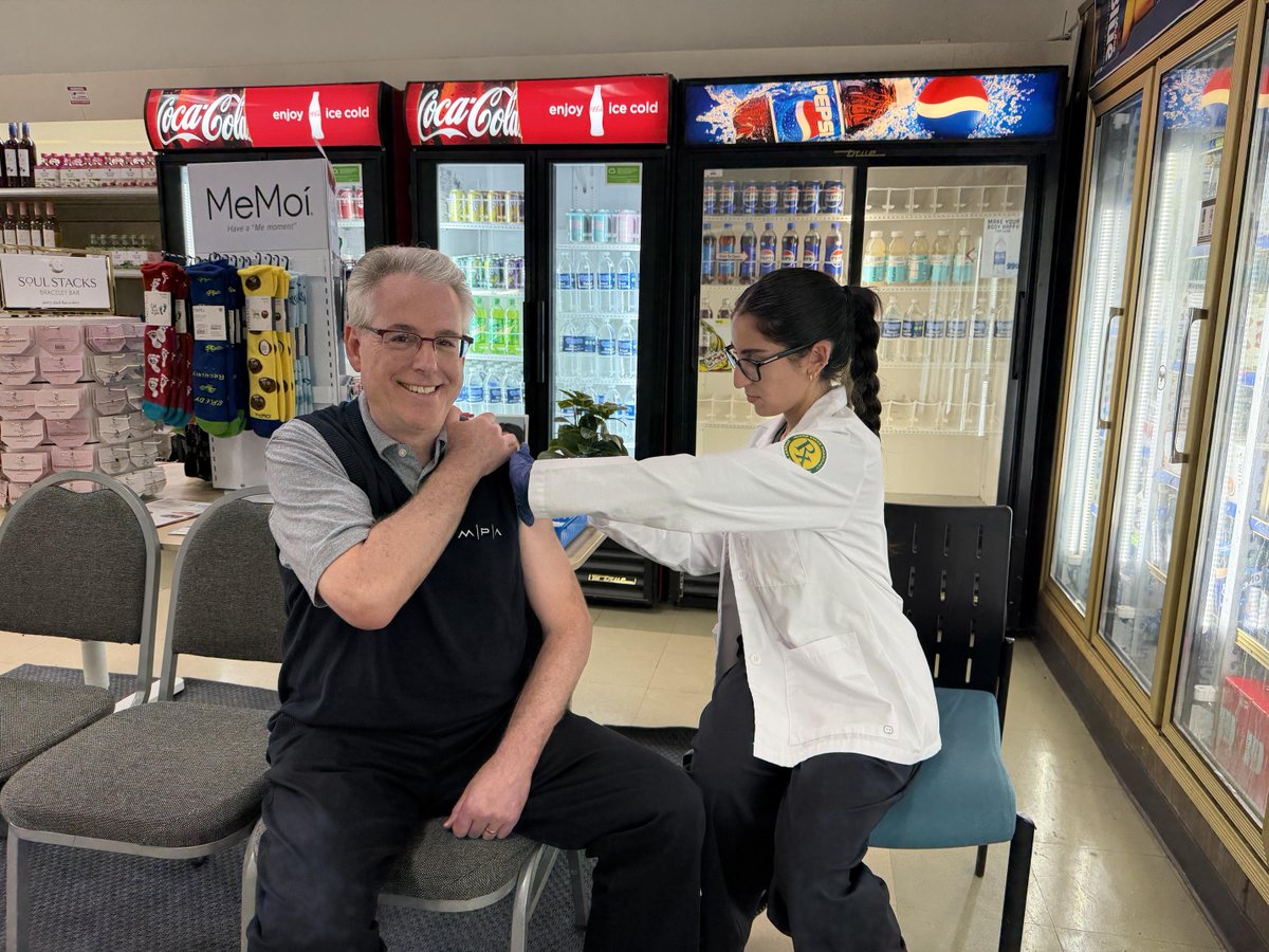 MIPharmacists's tweet photo. Where's Mark?

Celebrating the 70th anniversary of Merriman Drugs in Livonia with owner and MPA Executive Board member Hanadi Thomas. Congratulations Hanadi on this World Pharmacists Day for a world-class pharmacy! https://t.co/JWpe4sA7E4