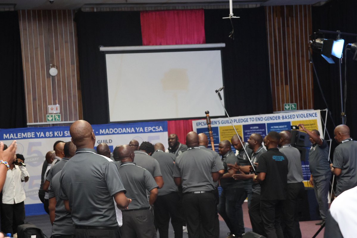 HigherEduGovZA's tweet photo. Addressing the EPCSA Men’s Guild, Minister @ButiManamela said an anniversary of a men’s organisation carries a particular responsibility in a country confronting gender-based violence and femicide.
#EPCSA85 #DHET https://t.co/8Vp1lGMGAX