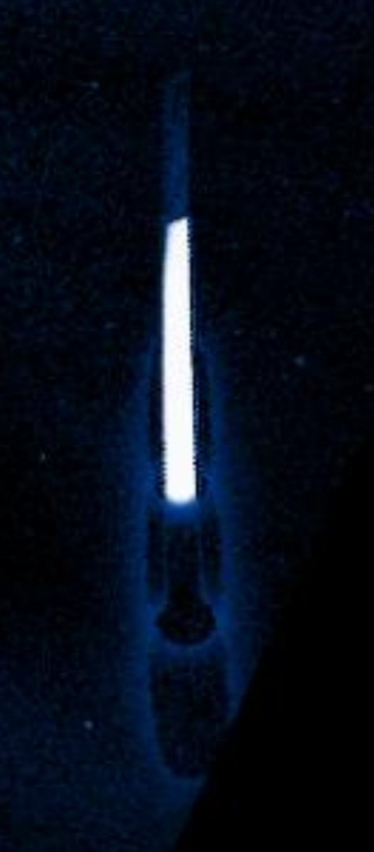 VictoryBard's tweet photo. @SunWeatherMan @SunWeatherMan A ROCKET Fired Towards the #Sun on 9/23 that I Caught on the #NOAA #GOES19 / #CCOR1 between 17:00Z-17:30 Z Open 4 Attachements for zoomed Close ups &amp; clarity. https://t.co/akmACNIBGy