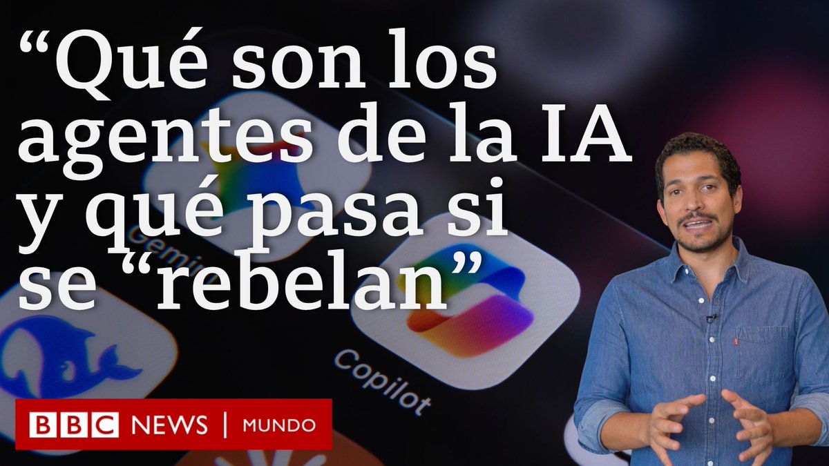 bbcmundo's tweet photo. Desde organizar correos y agendas hasta tomar decisiones para cumplir los objetivos de una empresa. Los agentes de IA prometen ayudar en múltiples tareas, pero también han causado preocupación. 🎥 En este video te contamos cómo funcionan estos sistemas https://t.co/OMu9mHAZ10 https://t.co/QGxlJljVpj