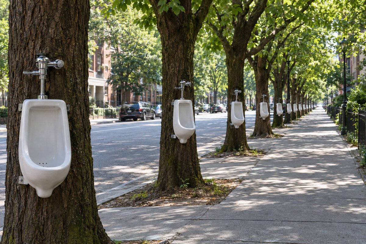 MarsFryCook's tweet photo. @oregoncitizen_ Last trip to Saturday market two years ago, 
the trees smelled like Urine https://t.co/IgmYiSJOCh