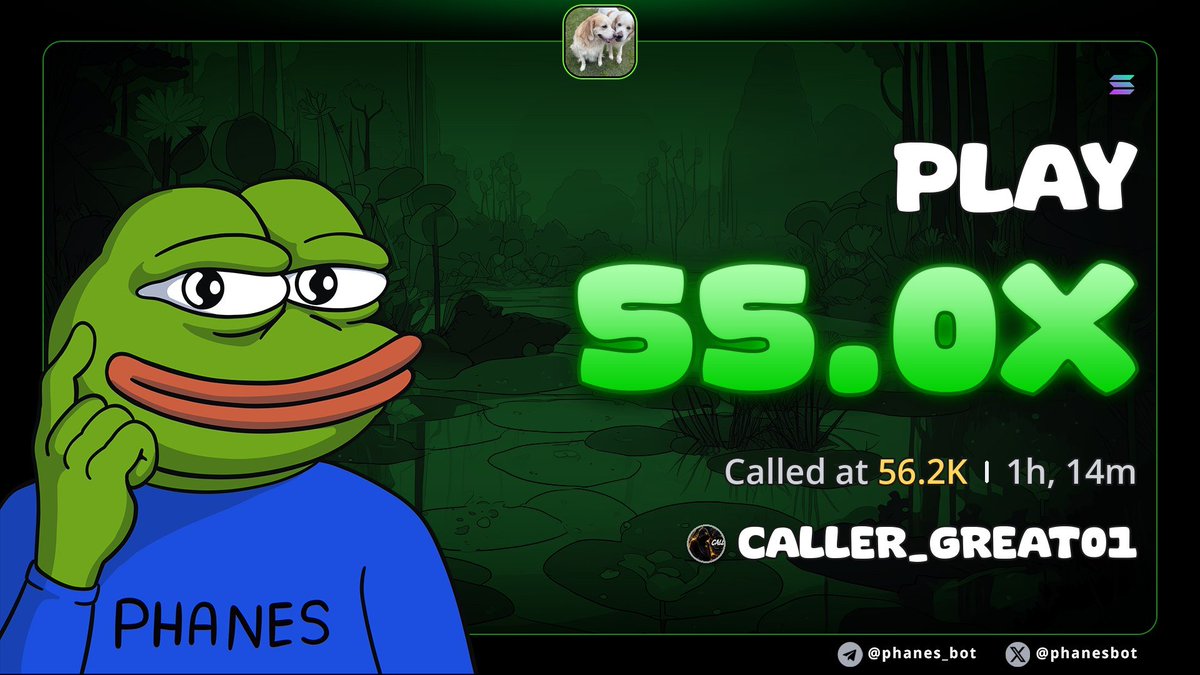 caller_great11's tweet photo. 55X form my call on $PLAY
CA 

12V1bCbgyt36opKRToPSaBkrXE9sSc96K9cNcAonpump
https://t.co/pFSSKb3pwH https://t.co/xrQCbTiYMf