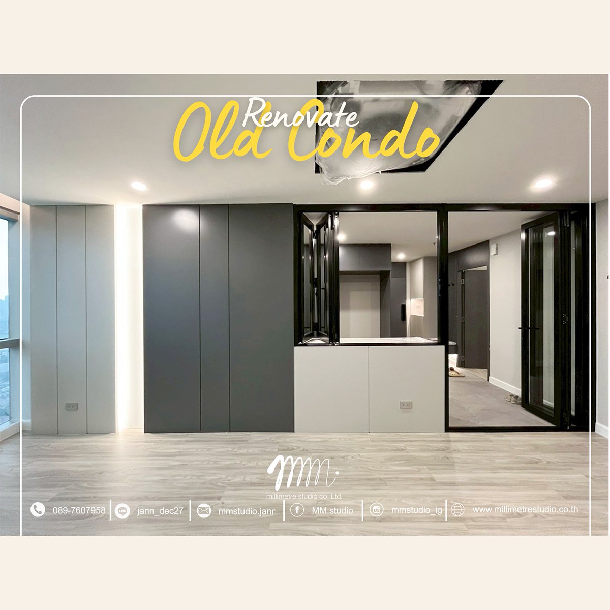 EleanoreTavg's tweet photo. MINIMALIST “CONDO K’ PAO”
Millimetre Studio
รับออกแบบตกแต่งภายใน รับเหมาก่อสร้าง และรีโนเวท
Tel. 0897607958 | LINE: jann_dec27
Email: mmstudio. jan@gmail. com | Facebook: MM. Studio https://t.co/ryZKEhVFGu
