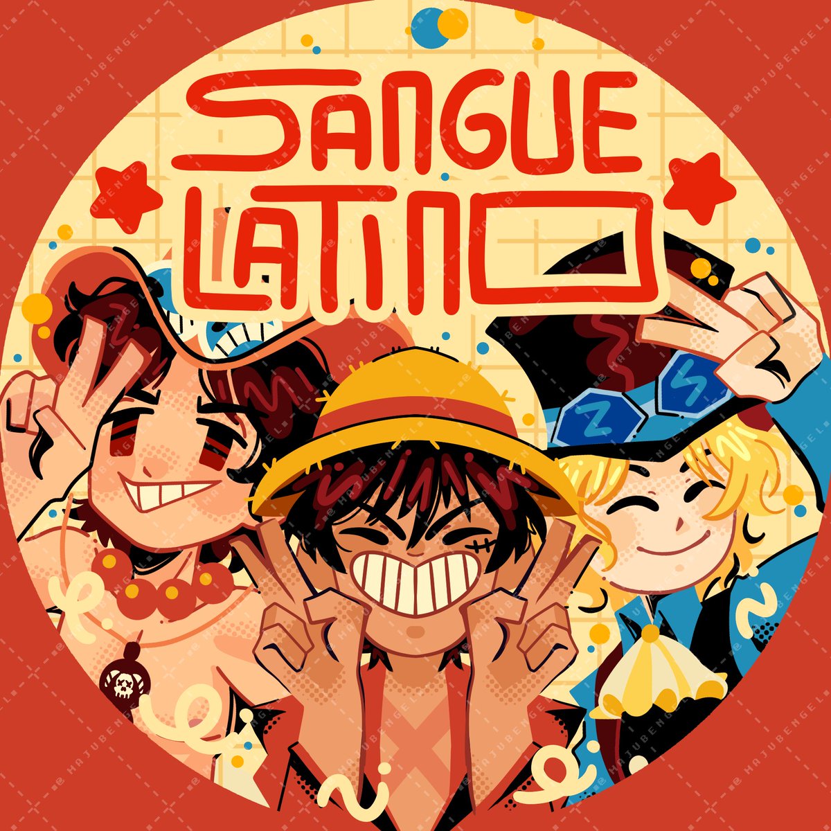 MajuBengel's tweet photo. Botton Sangue Latino ☀️

#asl #onepiece https://t.co/bwiXnOejlq