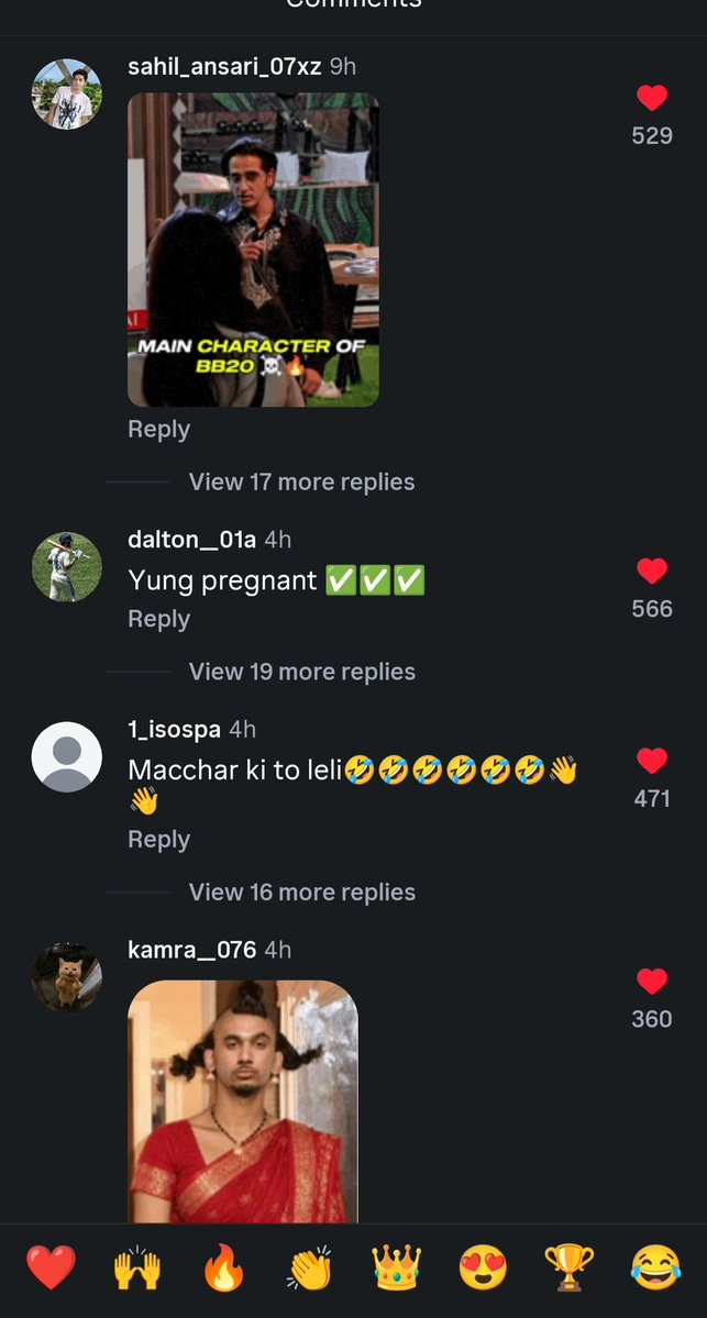 Leo_RmFc's tweet photo. Firse #YungDsa ko pel rhe hai qazi fans uske comment section mein 😭

Kya fanbase bana diya 3 hafte mein bande ne 😹🔥

#QaziTouqeer #BiggBoss20 https://t.co/fWU76AFyWs