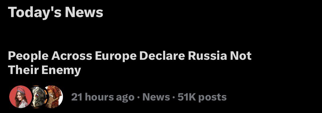 real_shirelass's tweet photo. HOLY SHIT!!! Thousands of accounts are declaring ‘Russia is not my Enemy’ across X in the last 24hrs. The people are standing with Russia and want peace, not war. 

When the people turn their back on their own governments, and declare that they stand with Russia, then you have totally lost control of the masses. You are basically Governing fuck all, because the people don’t give a shit about your opinions, made up policies and manifesto U-turns. The western leftist twat faced Governments are just talking to fresh air, with nobody around, maybe the  cleaner might hear some words, but the majority of the people have already shifted and not listening to the bollocks anymore. 

Labour who?