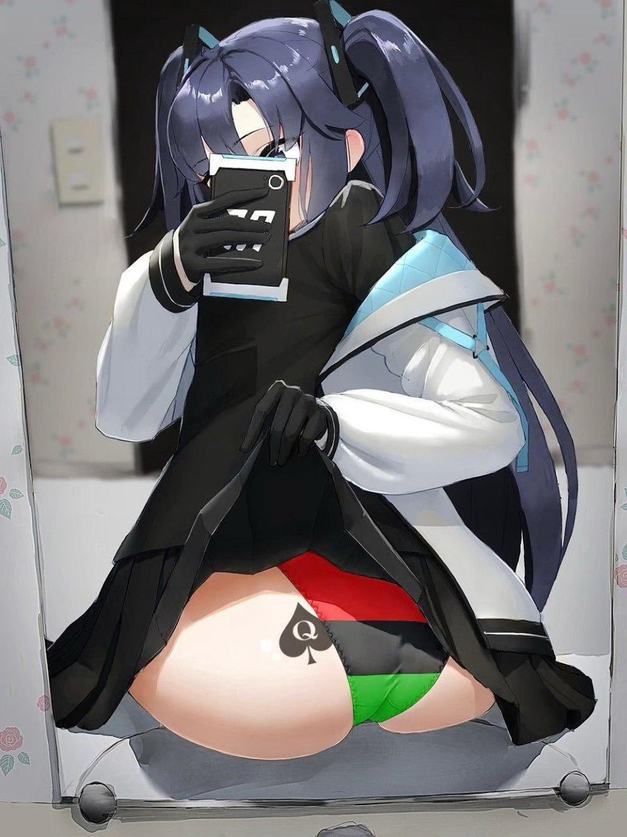 SnowbunnyVody's tweet photo. Yuuka sending some love!  ♠️
❤️🖤💚

#BlueArchive #BNWO #BLACKED #BlackedHentai #BlackedWaifus #BlackedEdit #BlackedAnime #QoS #QoSEdit https://t.co/0H9xRAZ4BP
