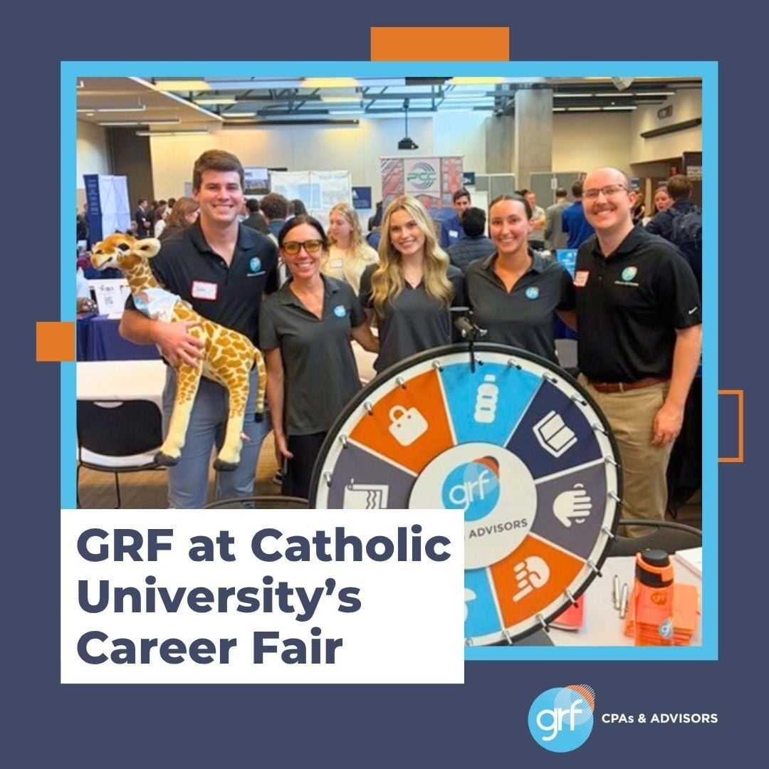 GRFCPAs's tweet photo. Great conversations and new connections at Catholic University! 🎓
The GRF team spent the afternoon meeting students, answering career questions, and sharing the opportunities available at GRF CPAs &amp; Advisors.

https://t.co/9FmHOBTMqL
#GRFCPAs #Careers #FutureCPAs https://t.co/I10i3z8zjD