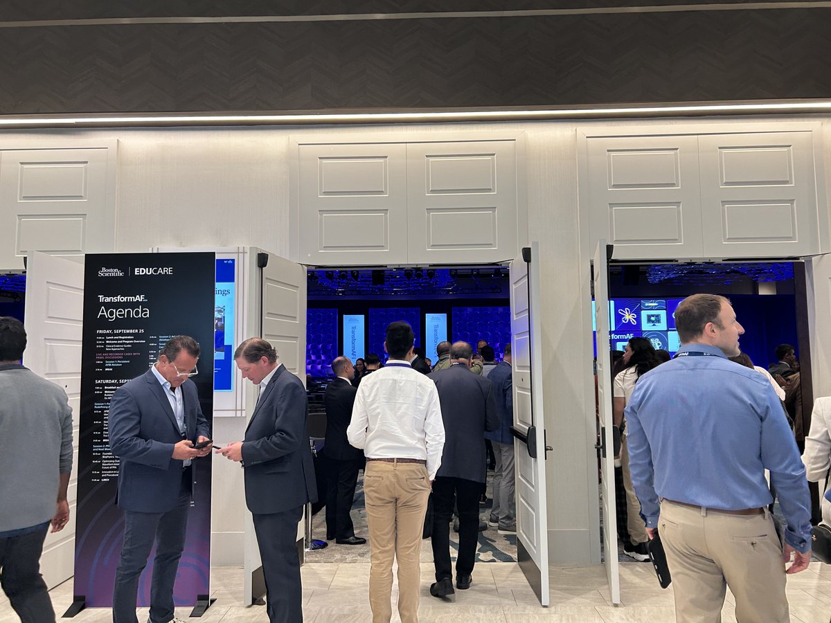 BSCCardiology's tweet photo. At #TransformAF2026, innovation and clinical evidence are coming to life as attendees share how they apply insights to everyday patient care. EPs are discovering what’s next in PFA, with new mapping capabilities, enhanced visualization, and concomitant possibilities with ablation and LAAC. #EPeeps