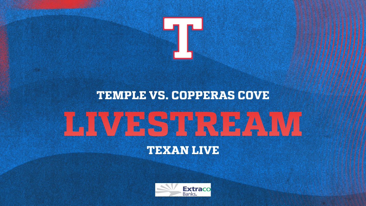 templewildcats's tweet photo. It's game day! Tune in as Temple takes on Copperas Cove. Catch the action live on Texan Live! #GoTemple
https://t.co/0x5OBsfRy4 https://t.co/1yYZr1lrDR