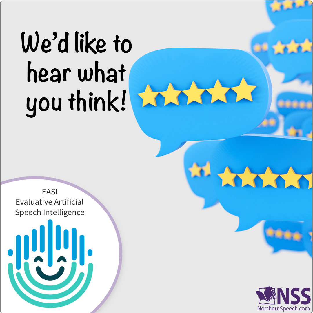 NorthernSpeech's tweet photo. Submit your feedback below & receive a free 1 or 1.5-hour online course of your choice.⏩ https://t.co/BTAvq0MINI
#SLP #SLPA #FreeCEUs #SpeechTherapy #ArtificialSpeechIntelligence #EASIProduct #OnlineCourse #SpeechTherapists #TherapyTools https://t.co/s5iZ1YfliG