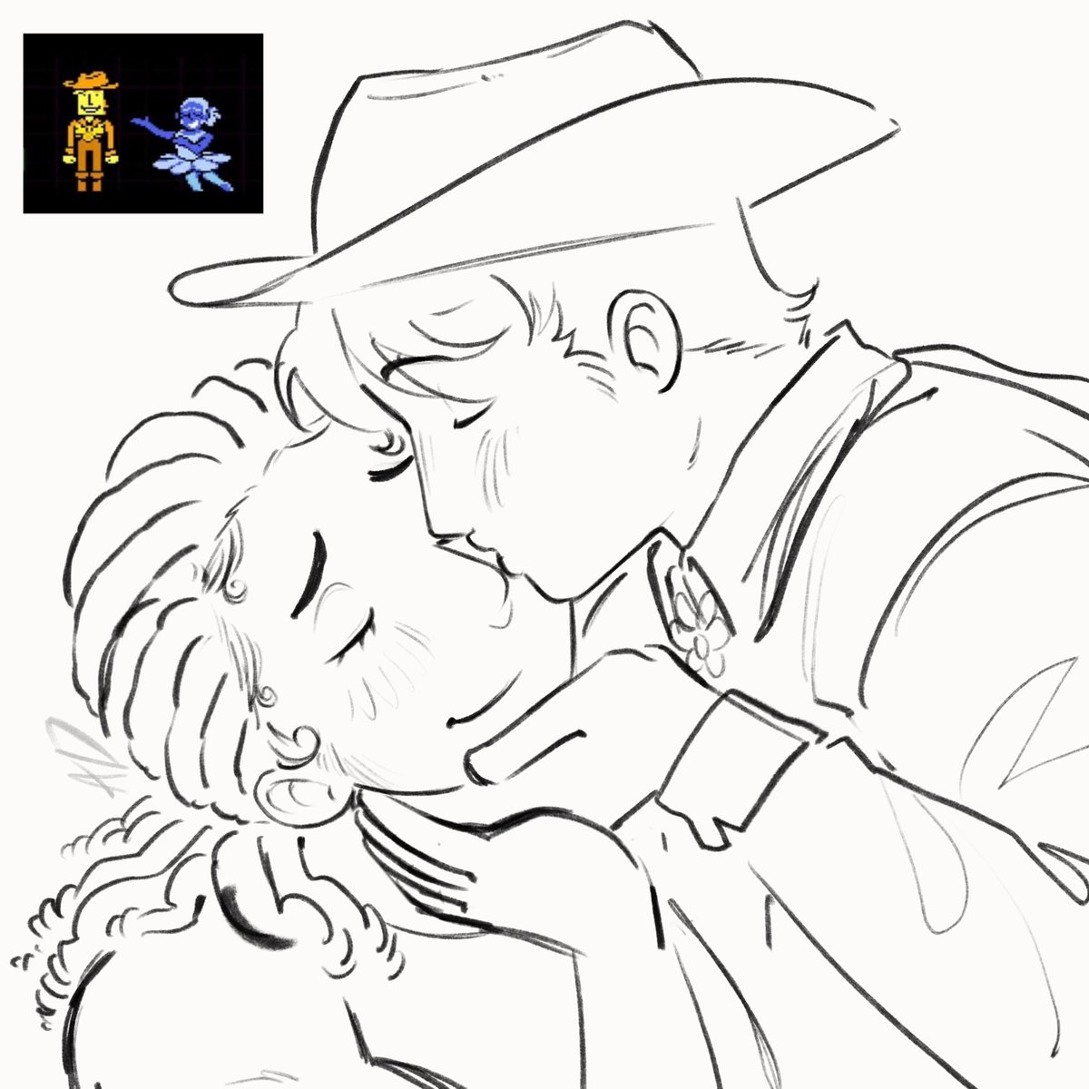 AngelDrawsThing's tweet photo. Not happy with this, but I want to post it anyways. Enjoy Blue x Yellow #deltaruneㅤㅤㅤ https://t.co/VF4LQtzZcG