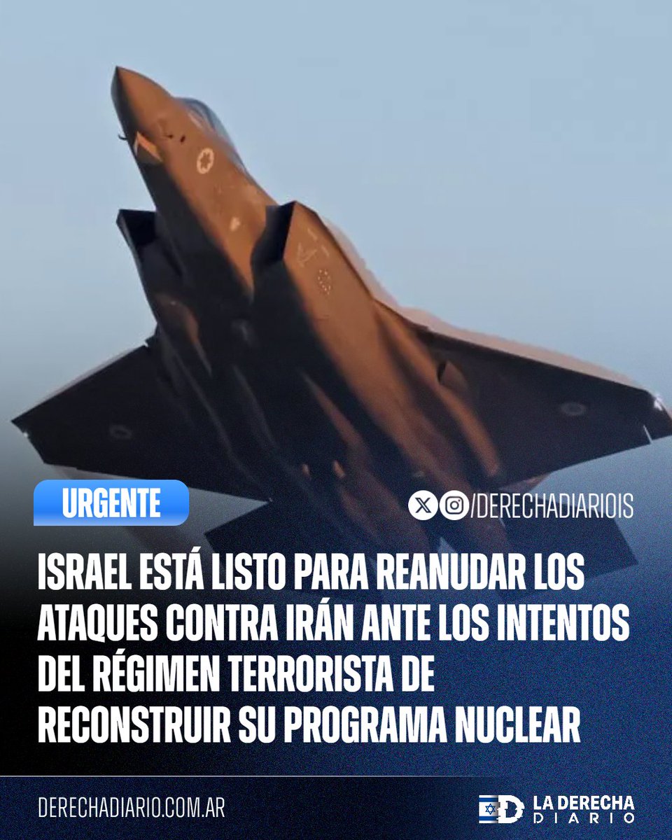 DerechaDiarioIS's tweet photo. 🚨🇮🇱🇮🇷 | ALERTA DE SEGURIDAD: Altos funcionarios israelíes revelaron que retomarán las acciones militares contra Teherán si cruzan las líneas rojas nucleares, asegurando que están preparados en todos los frentes sin importar el calendario electoral. https://t.co/3AjswLzt0U