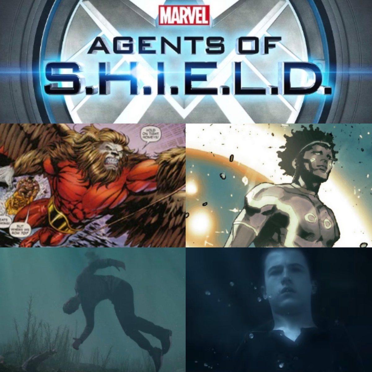 KyleLivings92's tweet photo. I think I've mentioned this before but if not here's a couple of things I would like to see if we get an 8th season:

- Finally introduce The Griffin
- Finally introduce Manifold
- Bring back Vijay Nadeer
- Bring back Blizzard
#Marvel #AgentsofSHIELD #Comics https://t.co/iCaumvuJVb