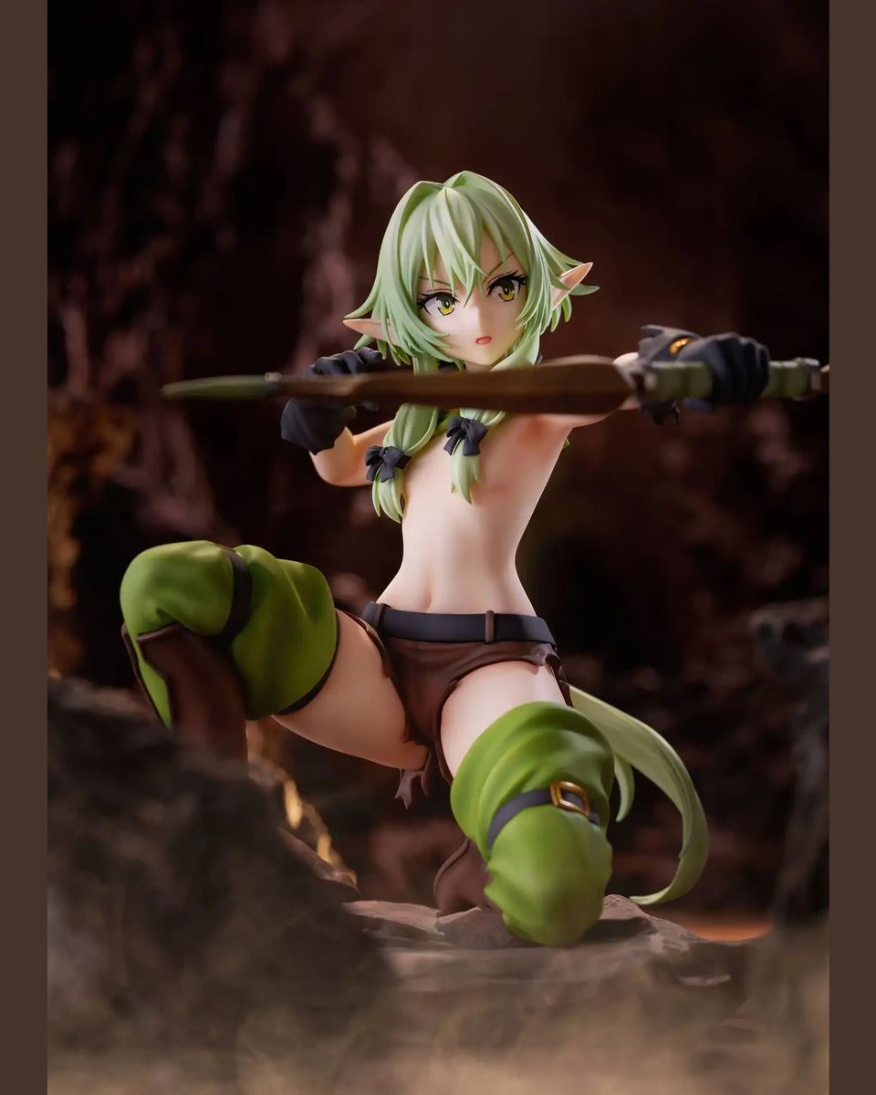 BunnyChasse's tweet photo. @AliceGlint_SE @GoblinSlayer_GA La tensión de una pelea a muerte contra goblins se siente desde el primer vistazo 😳✨. #AliceGlint captura a High Elf Archer de #GoblinSlayer en su versión Mortal Combat with Goblins, recreando ese momento de combate feroz con el arco tensado y la ropa https://t.co/ShFW619hXd
