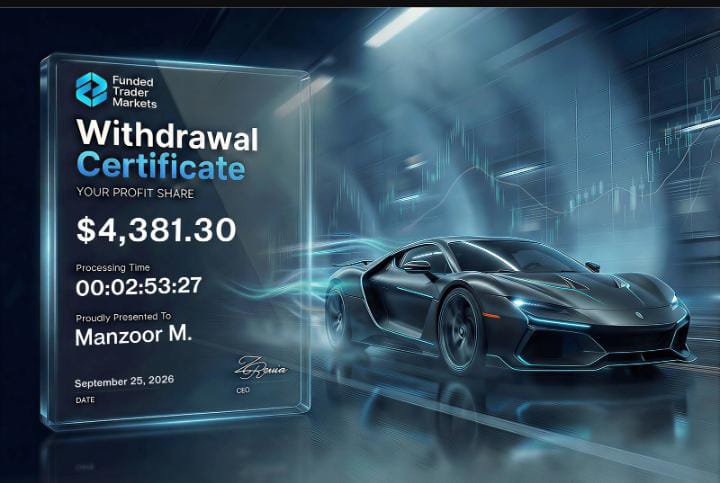 Mubasher185's tweet photo. Another payout secured from Funded Trader Markets (FTM) 💰🔥

$4,381.30 received! 🚀
Consistency. Discipline. Results. 📈

@FTMarketslive thanks for providing good service 

#FTM #FundedTrader #PropFirm #Trading https://t.co/UsiGrLRr0l