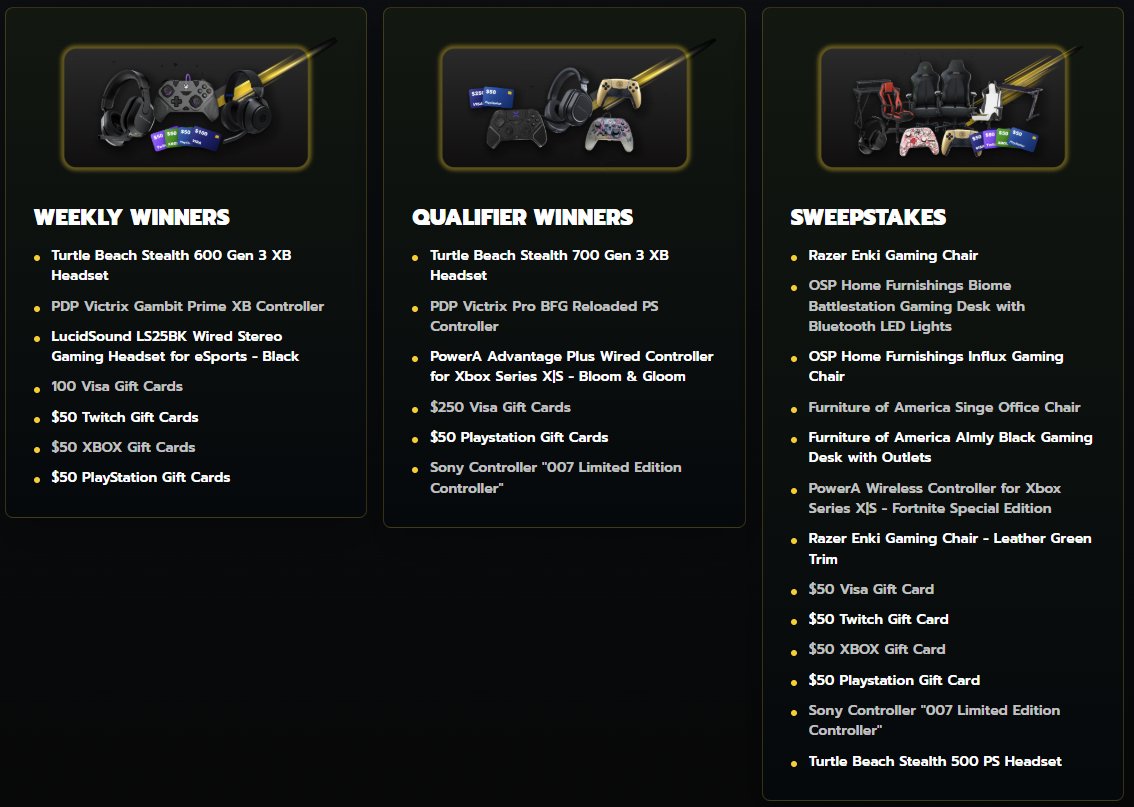 RegimentGG's tweet photo. Somebody's going to win this thing tomorrow and it may as well be you. 🦅

U.S. Army Service Members, Fortnite #4 has room in both brackets. Reload solos, three hours, top four matches count.

🌎 Fortnite #4 NA | Sat, Sep 26 | 1:00 PM ET
🌏 Fortnite #4 INTL | Sat, Sep 26 | 5:00 AM ET

Go get one ⬇️