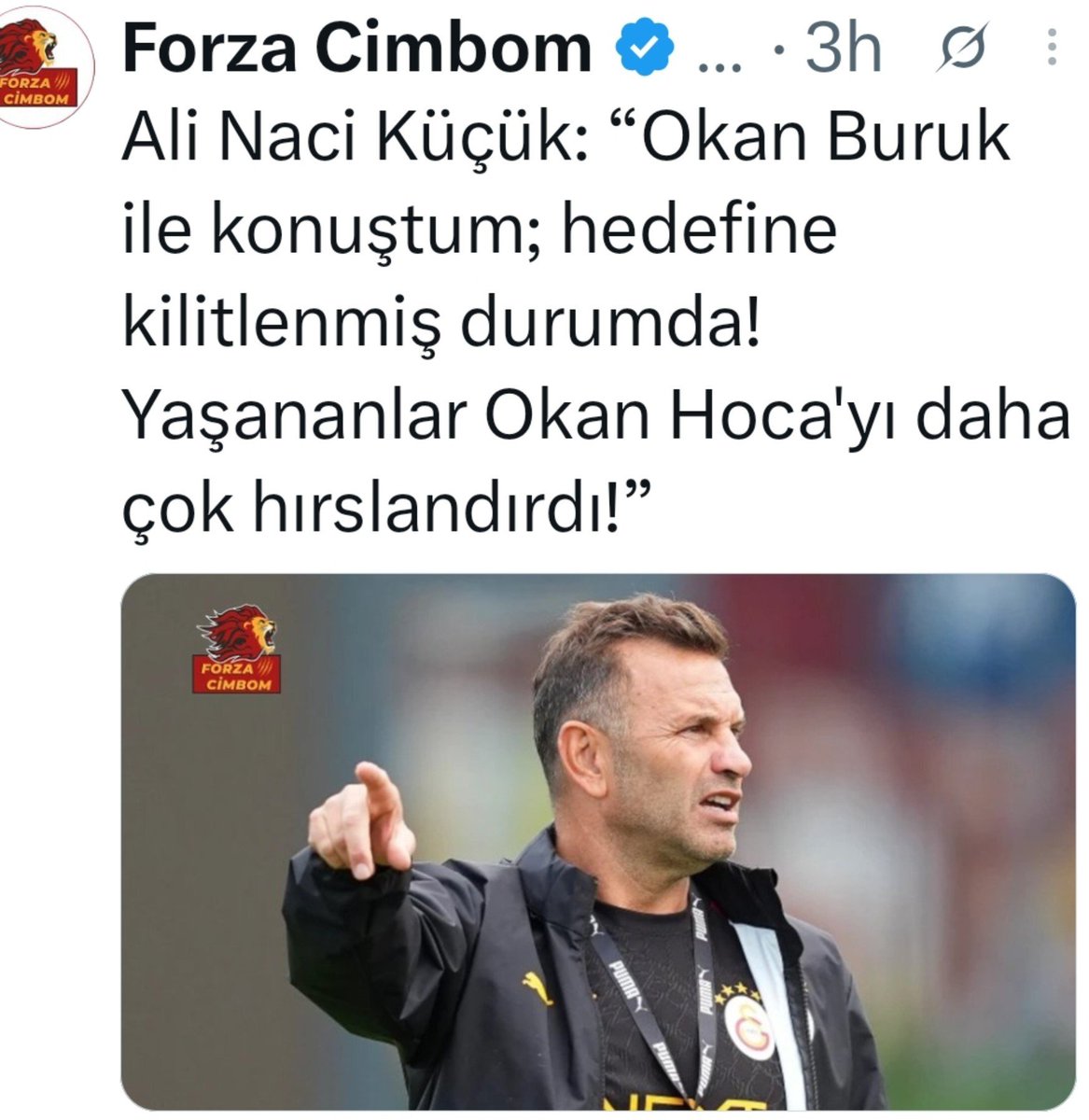 ParatorT's tweet photo. Okan Buruk un beslemeleri günlük itaatlarını bugünde icra etmişler👇 https://t.co/N2PcmvDwp3