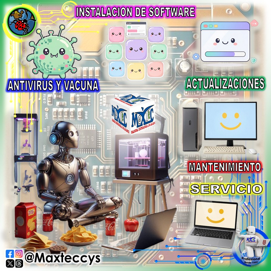 MaXTeCCyS's tweet photo. 📣 Buen Fin de semana 👋
◎
💻 #maxteccys #maxteccomputacionyservicio 🖥️ #mantenimiento 🖱#servicio 💾 #computadora 📱 #Laptops #windows #Copias #Impresiones #Escaner Servicio Local Tecamac https://t.co/pzgLRG75rV