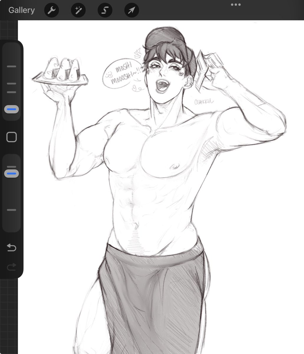 osakku_'s tweet photo. in that last osamu sketch, he actually doesn’t have clothes on in the original sketch. i added them afterwards https://t.co/AY82zZEpwj