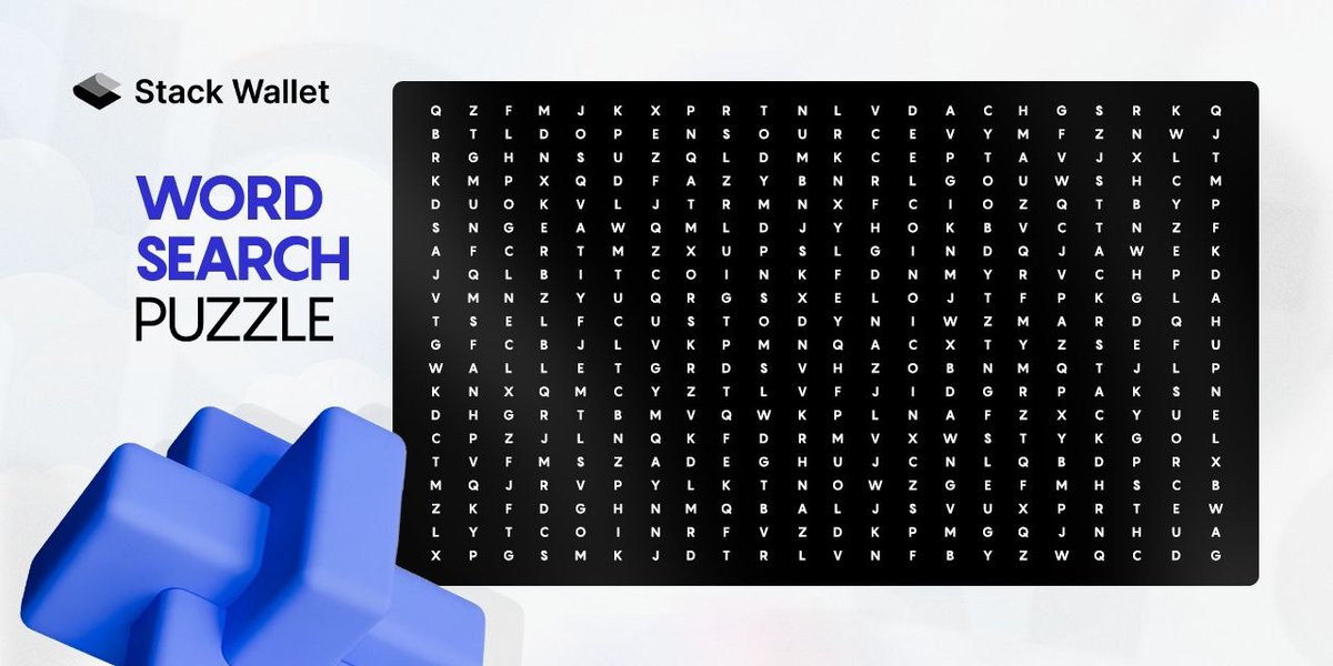 stack_wallet's tweet photo. POP WORD SEARCH CHALLENGE!!!

Think you know Stack Wallet? Find all the hidden words in the puzzle and put your skills to the test!

🪙 10 winners will receive $10 USD in FIRO each 🪙

How to participate:
1️⃣ Find the hidden words
2️⃣ Take a screenshot with them marked
3️⃣ Reply to this post with your answer (follow the honor system and try not to peek at others'!)
4️⃣ Make sure you follow @stack_wallet

Let’s all take a breather and see who has sharp eyes!