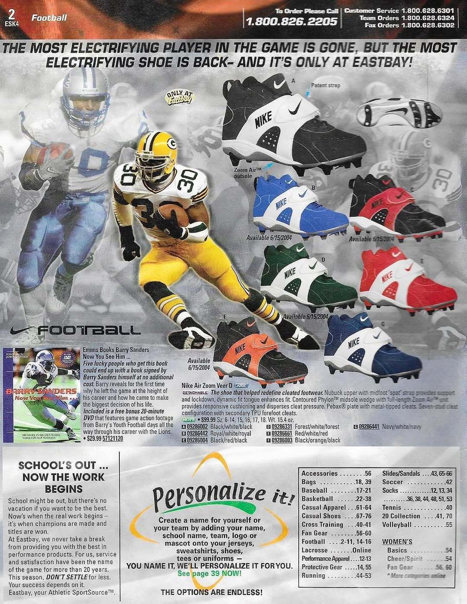 JustFreshKicks's tweet photo. Eastbay Magazine May 2004 🏈 https://t.co/sn670tn4w9