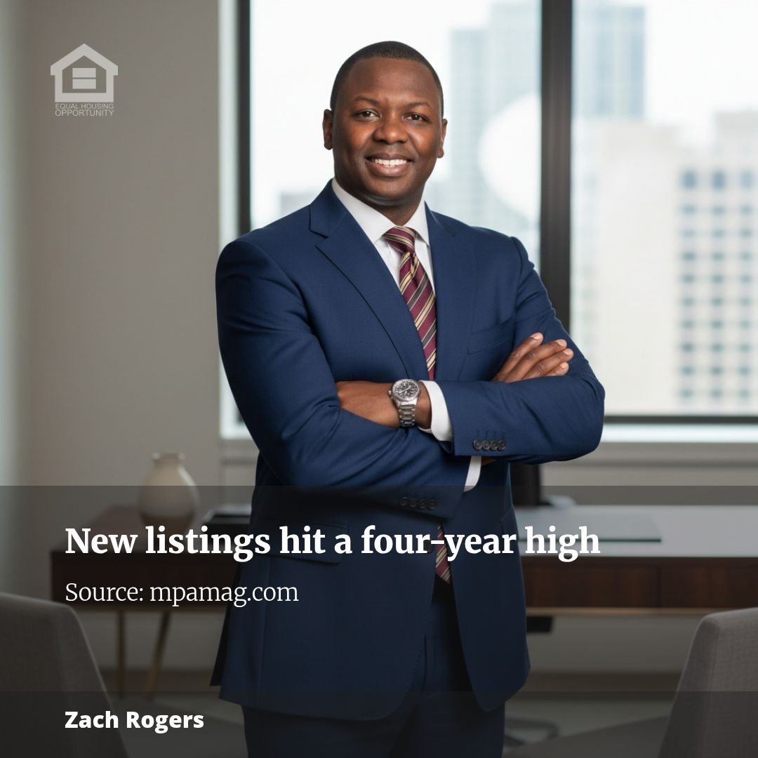 RealEstateIRL's tweet photo. New listings hit a four-year high
US housing inventory is shifting in a meaningful way—new listings have jumped 8%, marking the highest point since August 2022. We’re now seeing active listings approach more balanced territory, though pending sales remain low. For buyers and ... https://t.co/Mdhjk76i1u