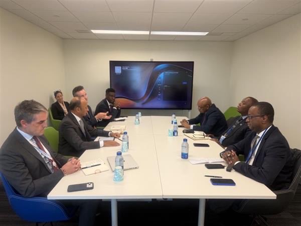 UNOHRLLS's tweet photo. Productive meeting between @UNOHRLLS and @AfDB_Group colleagues on concrete ways to scale up investments in African #LDCs, #LLDCs & #SIDS.
Discussions focused on strengthening collaboration to advance implementation of the #DPoA, #APoA & #ABAS and deliver tangible results. https://t.co/lFouMyi4hg