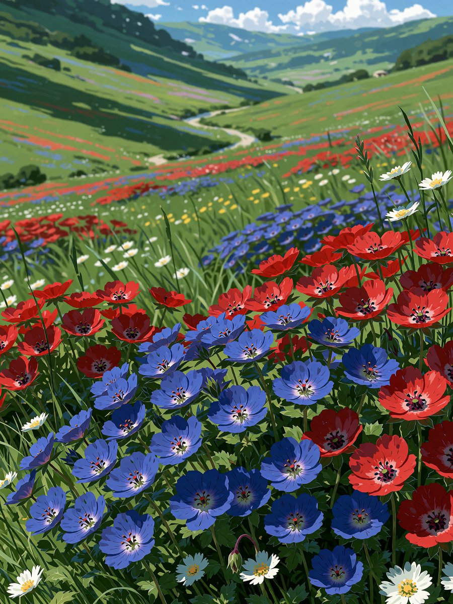 DedgoroArt's tweet photo. Wildflowers 🌸

#aiart #nature https://t.co/BDJQVxtVUA