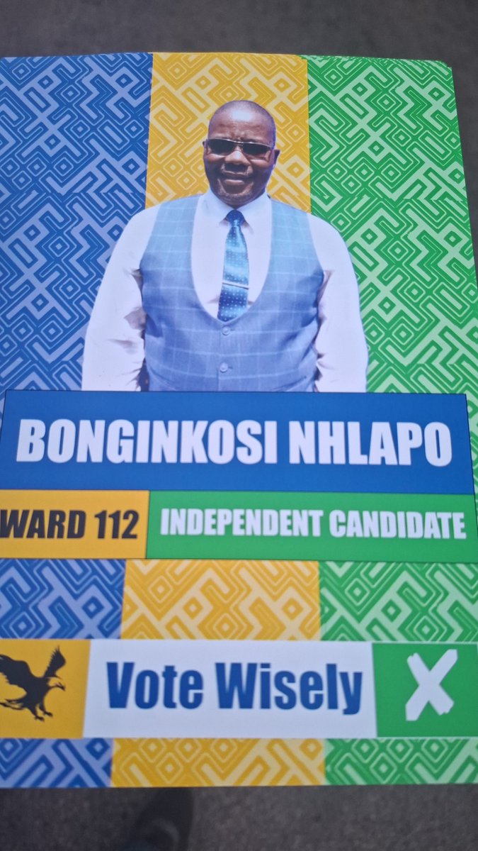 bonginkosin22's tweet photo. @HermanMashaba In Ward 112, It is time we vote for one of us... https://t.co/Rr7wwXojkj