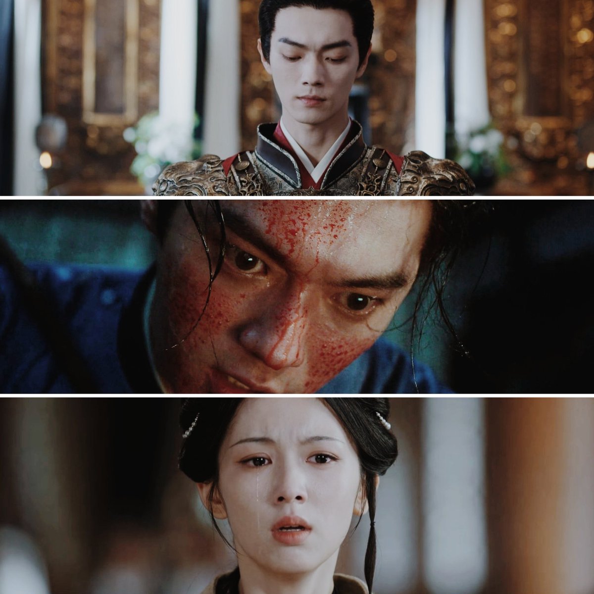 viviennebeloved's tweet photo. Shen Run's revenge begins! I love his ruthless coldness, but I'm worried about Qing Yuan. I don't understand her feelings when he appeared at the funeral 🤔. Will she hate him after all this?

#SpringOfTheBlade #cdrama https://t.co/mRCWD4QpCb