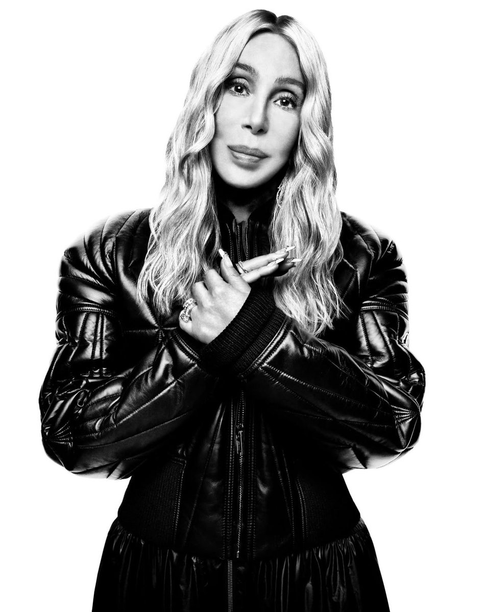 TCherUniverse's tweet photo. Cher pictured for MONCLER https://t.co/emF7MlYcFT