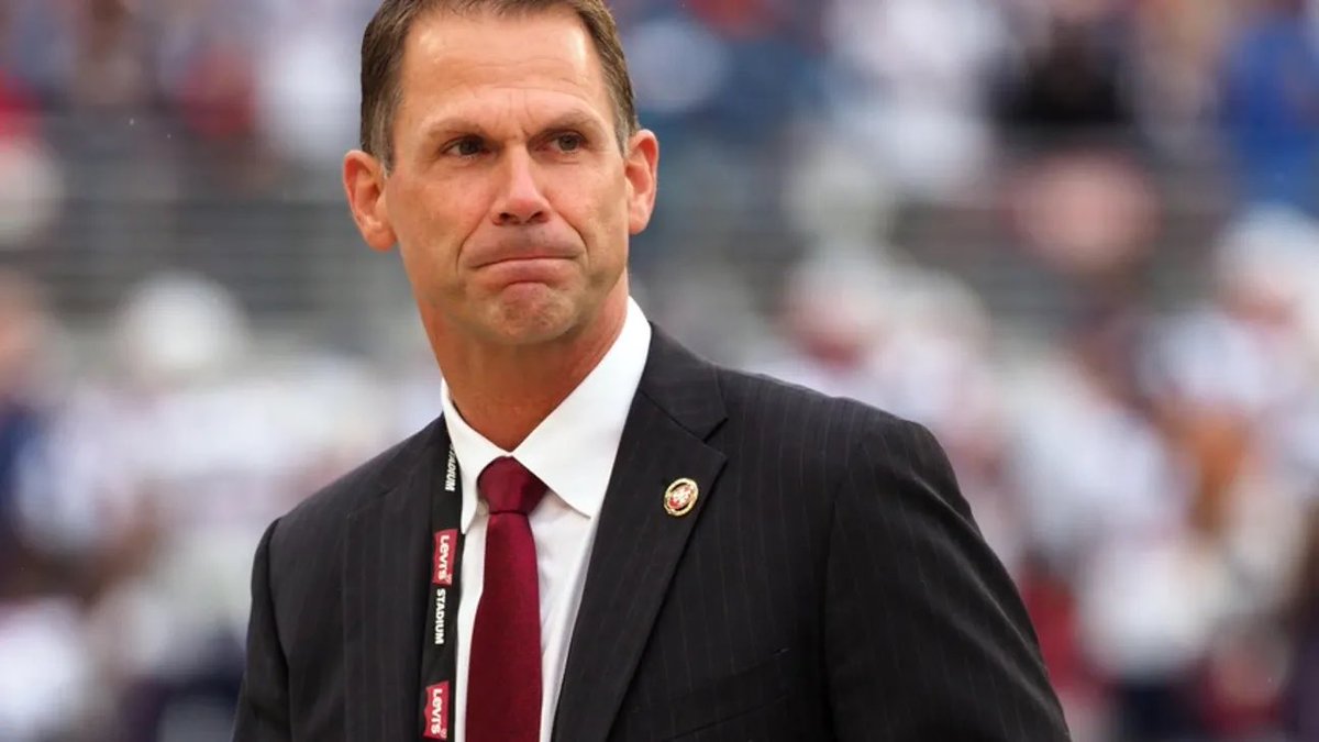 FTTB4942's tweet photo. @DannyG_49 It could be, worse, we could have this loser in charge of the roster again. That was really miserable after Harbaugh left. https://t.co/EdlWFhRqJP