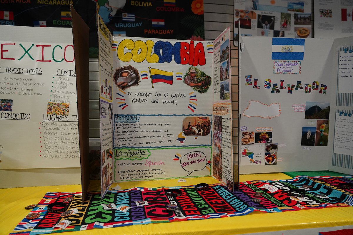 bps271's tweet photo. Each year, Americans observe National Hispanic Heritage Month from September 15 to October 15. This week, Kennedy High School’s Latinx Club hosted a booth to raise awareness about Hispanic heritage. We’re proud to celebrate the diversity of our Bloomington schools and community. https://t.co/VSXFZklsQb
