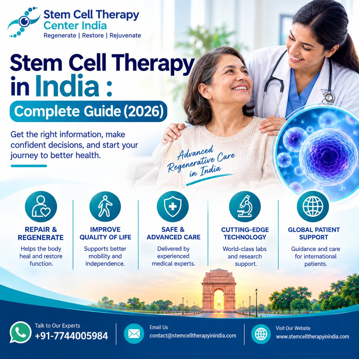 stemcellcentre's tweet photo. Explore stem cell therapy in India in 2026, including treatment options, diseases studied, safety, cost, eligibility, hospitals, and guidance for patients.
👉 Read: https://t.co/JkbFucYWnp
#StemCellTherapy #StemCellTherapyCost #StemCellTherapyinIndia #StemCellTherapy2026 https://t.co/hEU9Vu6ktu