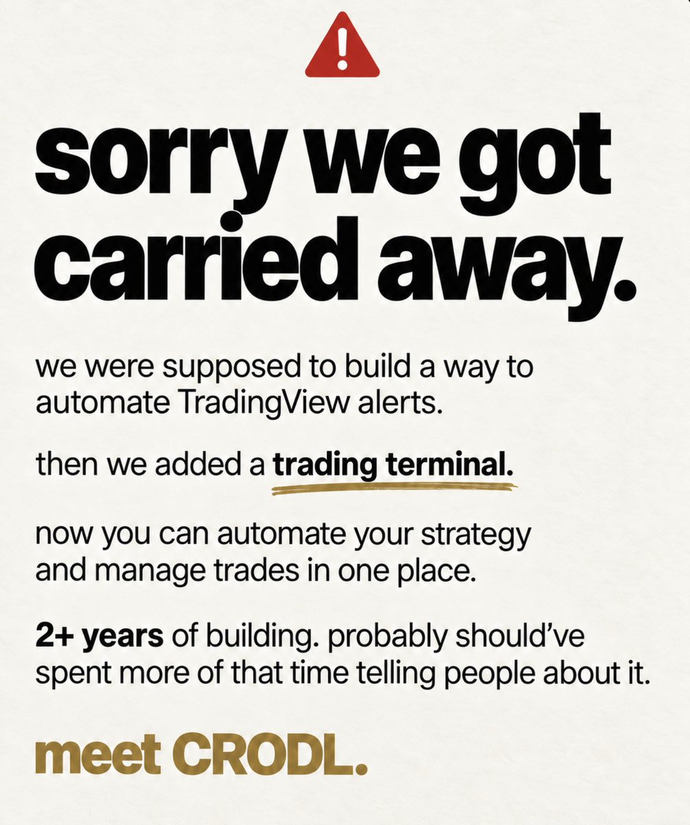 crodltrading's tweet photo. we owe you an explanation. https://t.co/MvTNTJKNab