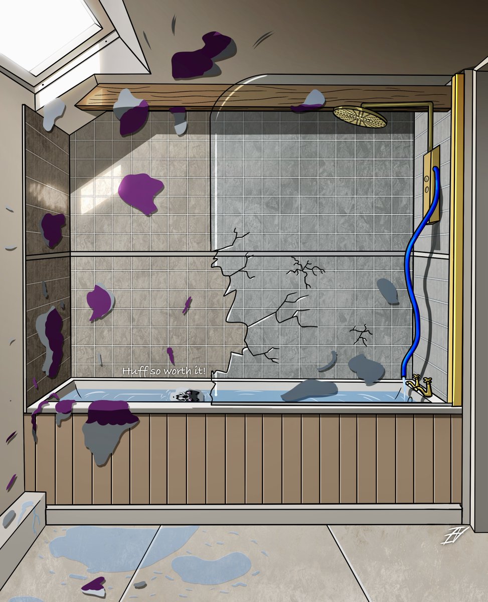 RatcoonBalloon's tweet photo. (Non fatal popping/sentinet scraps)

Gage's shower time. 

Dont worry they will pull them selfs together soon enough to do it all again ;)

For razorstargazer https://t.co/jcs31XmlqC