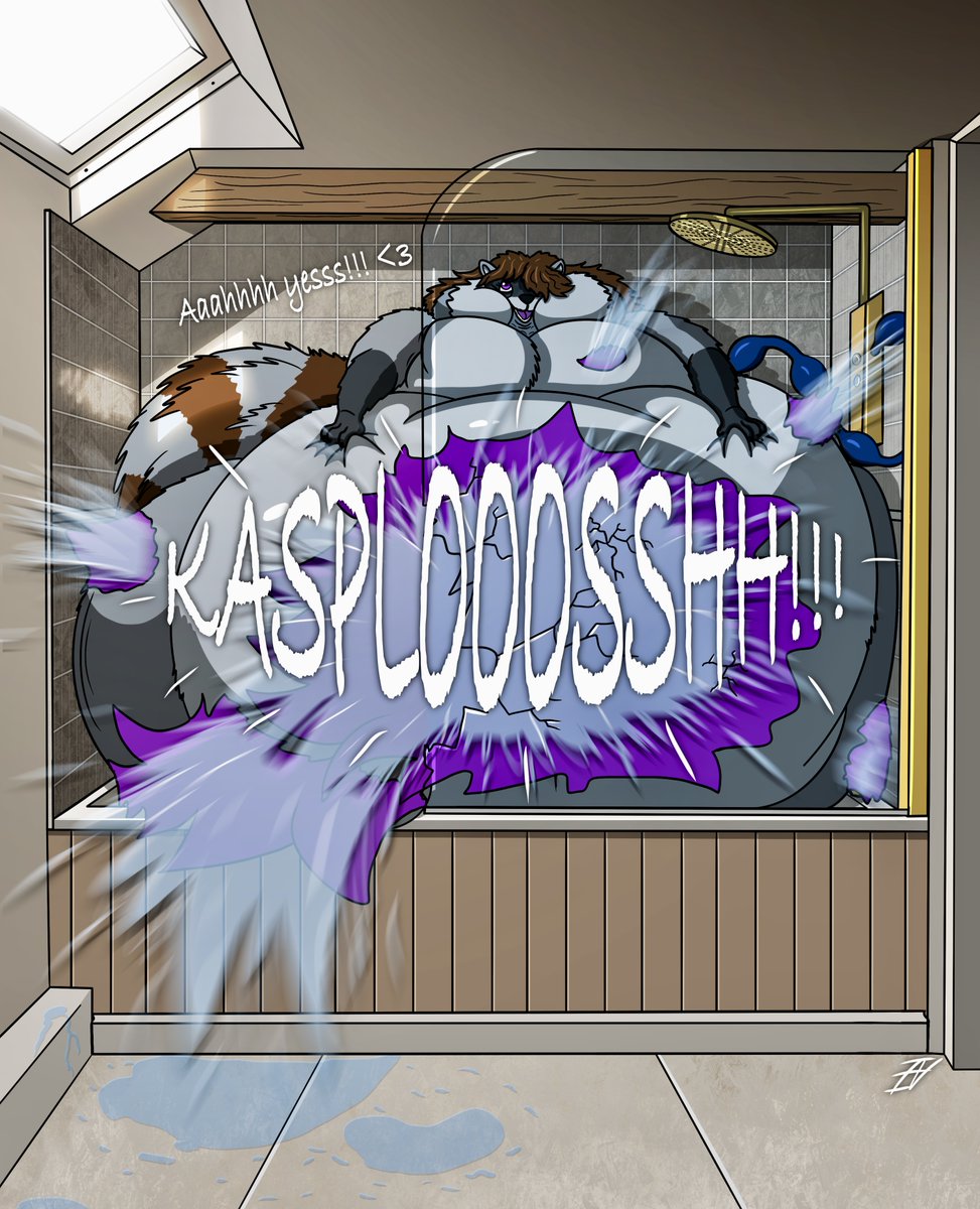 RatcoonBalloon's tweet photo. (Non fatal popping/sentinet scraps)

Gage's shower time. 

Dont worry they will pull them selfs together soon enough to do it all again ;)

For razorstargazer https://t.co/jcs31XmlqC