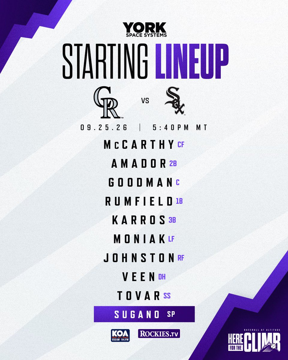Rockies's tweet photo. It’s 9/25 so we’re working https://t.co/lwwfR9UbJJ