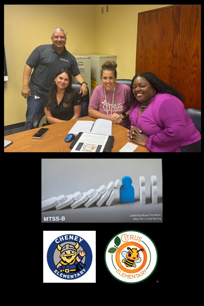 OCPSAO's tweet photo. MTSS-B in action! πβ¨
Grateful for a day of learning and collaboration with Cheney ES, Citrus ES, and Dr. Stephens. From classroom practices to systems-level support, weβre aligning to ensure every student feels safe, supported, and ready to learn. #MTSSB #OCPS #WhyWeDoThisWork https://t.co/zoYeW8ybqM