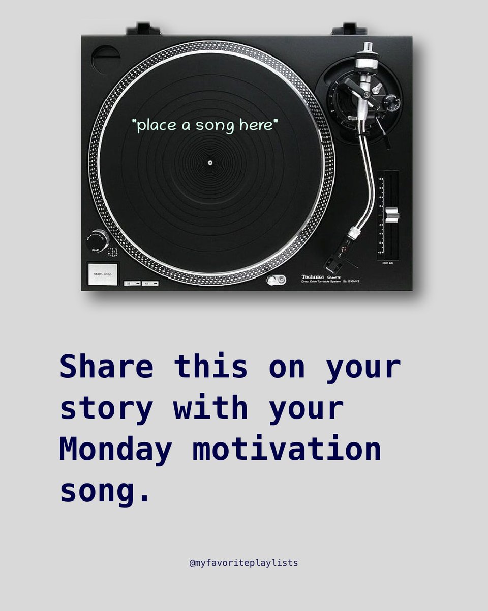 MinervaDowless's tweet photo. Share your Monday motivation song and discover what other music lovers are listening to today. Join the conversation and spread great music! @myfavoriteplaylists https://t.co/sAszR0FcBT