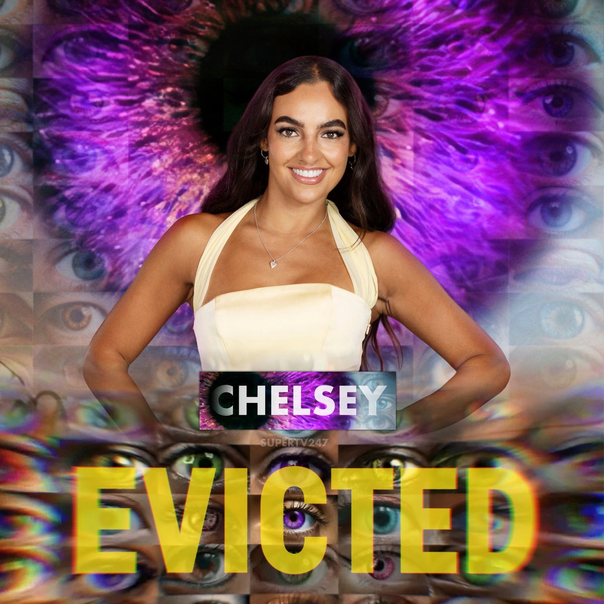 superTV247's tweet photo. 🚨🚨 CHELSEY has been EVICTED from the Big Brother House! #BBUK 👁️ https://t.co/MVeQoFqdmB