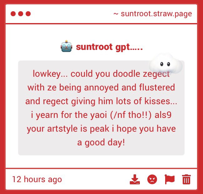 suntroot's tweet photo. What the gay☠️ #aregect #zegect #regect strawpage ask https://t.co/Q4p6hzc8GP