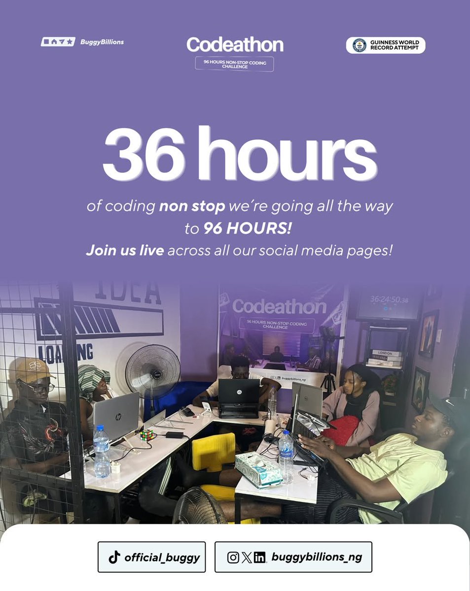 zenithdevtech's tweet photo. 36+ HOURS DOWN. 60 HOURS TO GO. 🔥

We can’t do this alone.

For 96 hours, young, talented developers are pushing themselves beyond their limits sacrificing sleep, comfort, and so much more to build, create, and put their names in the history books.

Now, they need us. ❤️ https://t.co/sIulpb5B0T