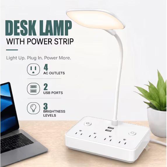 r0melP's tweet photo. Looking for a practical study setup? This BOHASHIN LED desk lamp on Walmart has built-in USB ports and AC outlets to power devices right from the base, plus adjustable lighting for eye strain. Check it out: https://t.co/oX3bYYD4S2 
#WalmartPartner https://t.co/Dhi8j1YtK6