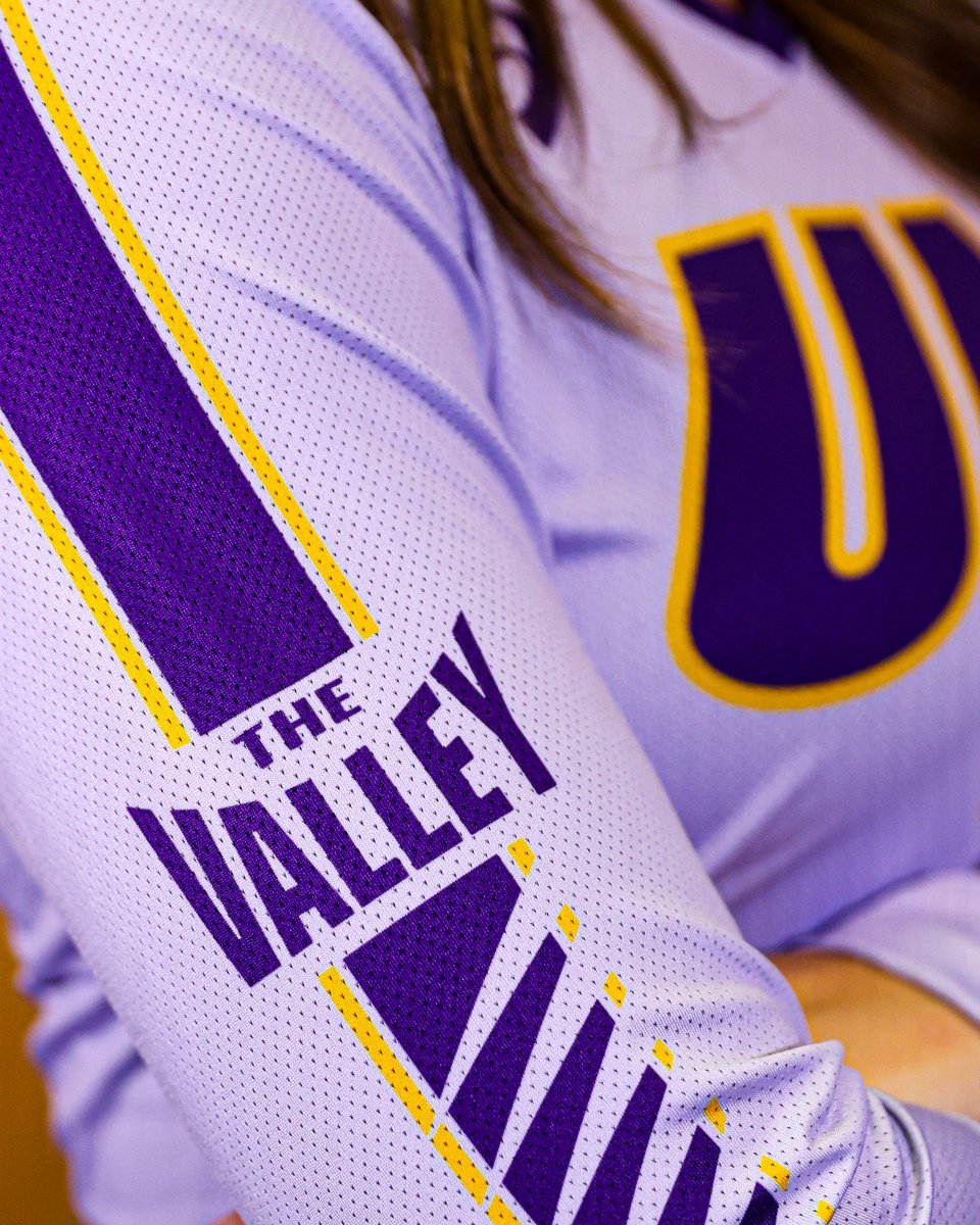 UNIVolleyball's tweet photo. Take a closer look at our new lavender jerseys 🤩

#EverLoyal | #LegacyEra https://t.co/5fBSTsyt9C